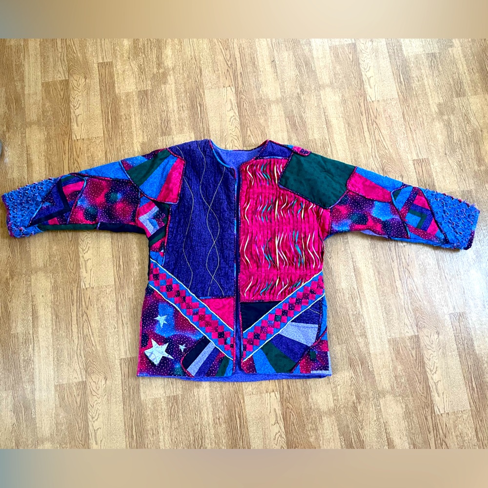Handmade Fabric Funky Vintage Jacket